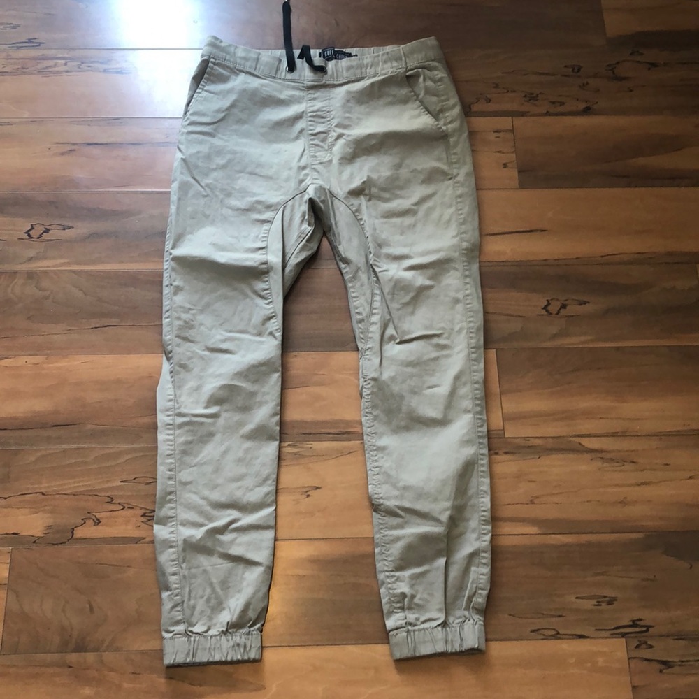 Cream color joggers